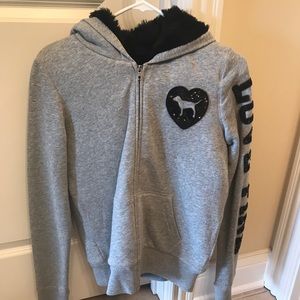 VsPink Fur Sweatshirt